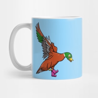 Duck Wearing boots Mug